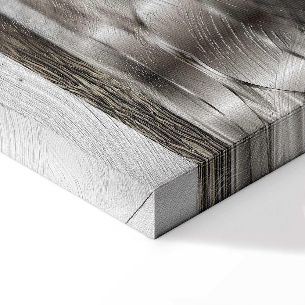 Leinwandbild - Metal World Map II