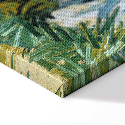 Leinwandbild - Vincent Van Gogh – The Garden of Dr Gachet in Auvers