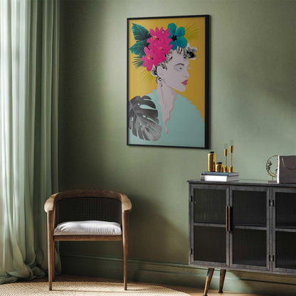 Poster - Flowers in the Hair Artgeist