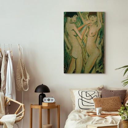 Leinwandbild - Otto Mueller – Two Girls