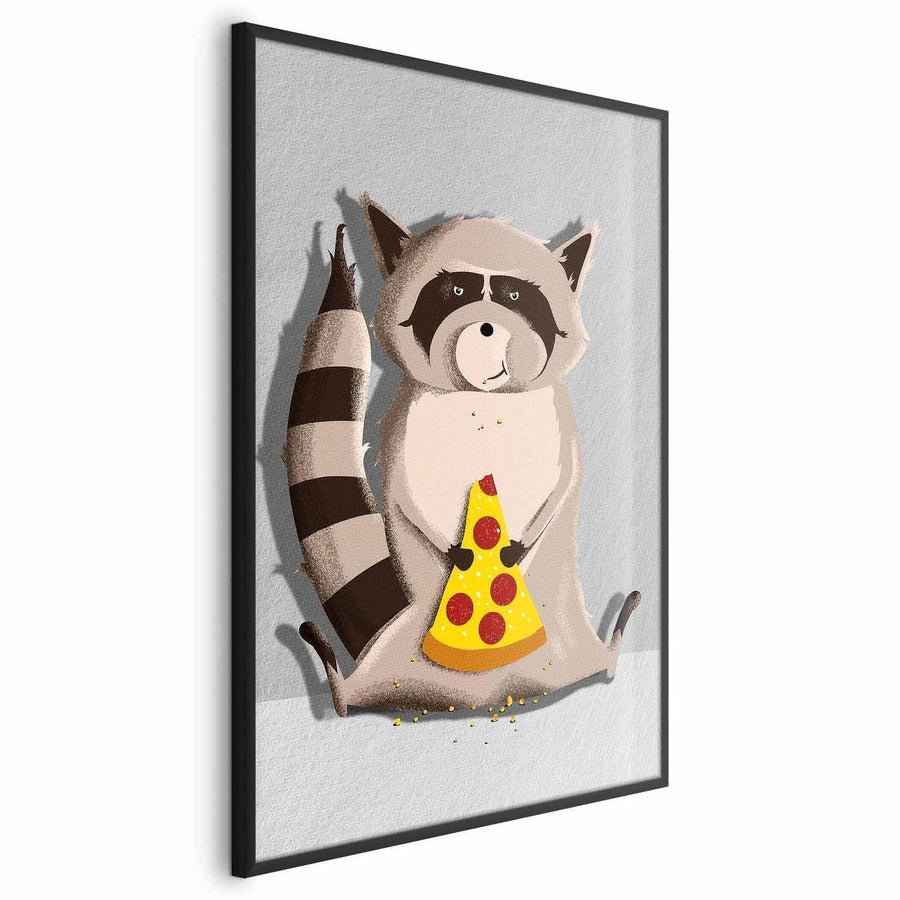 Poster - Raccoon Glutton Artgeist