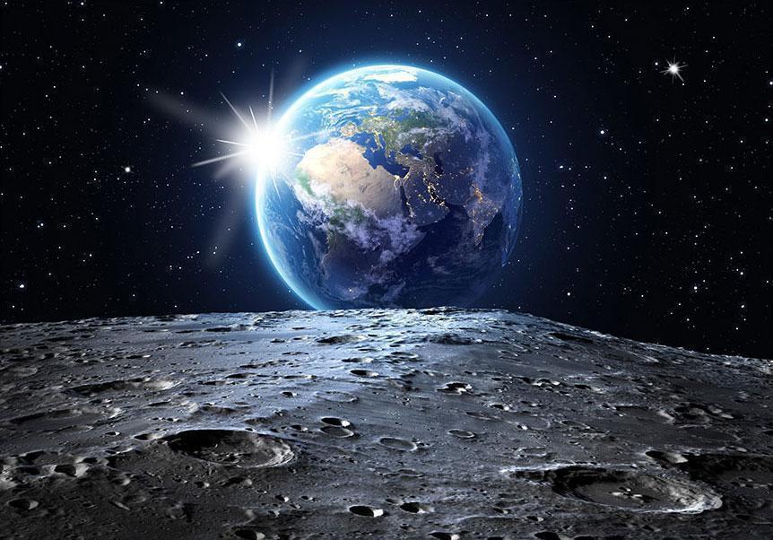 Fototapete - View of the Blue Planet Artgeist