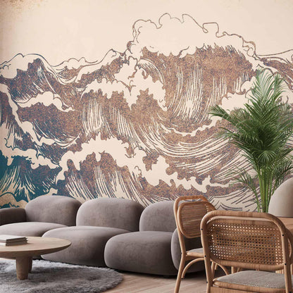 Fototapete - Giant waves