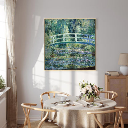 Leinwandbild - Claude Monet – Footbridge in Giverny