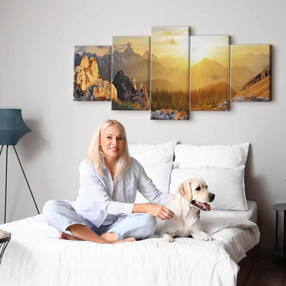 Leinwandbild - Sun Salutation