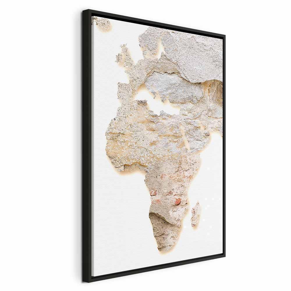 Leinwandbild - Hot Continent (1 Part) Vertical