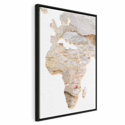 Leinwandbild - Hot Continent (1 Part) Vertical