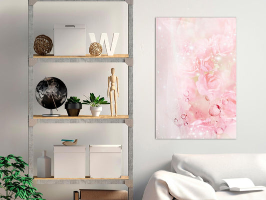 Leinwandbild - Pink Nature (1 Part) Vertical Artgeist