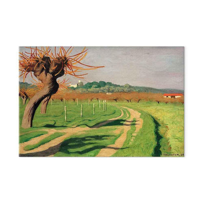 Leinwandbild - Félix Vallotton – Vallée de la Cagne