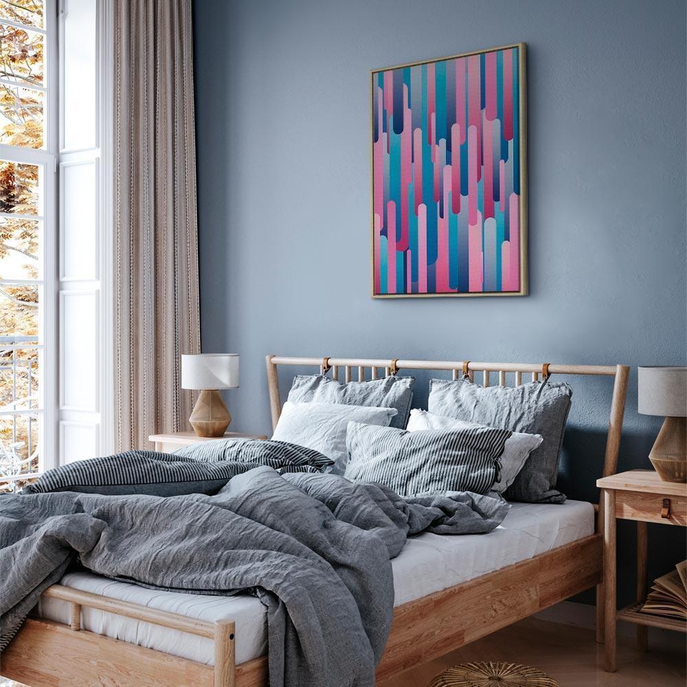 Leinwandbild - Colourful Pistons (1 Part) Vertical