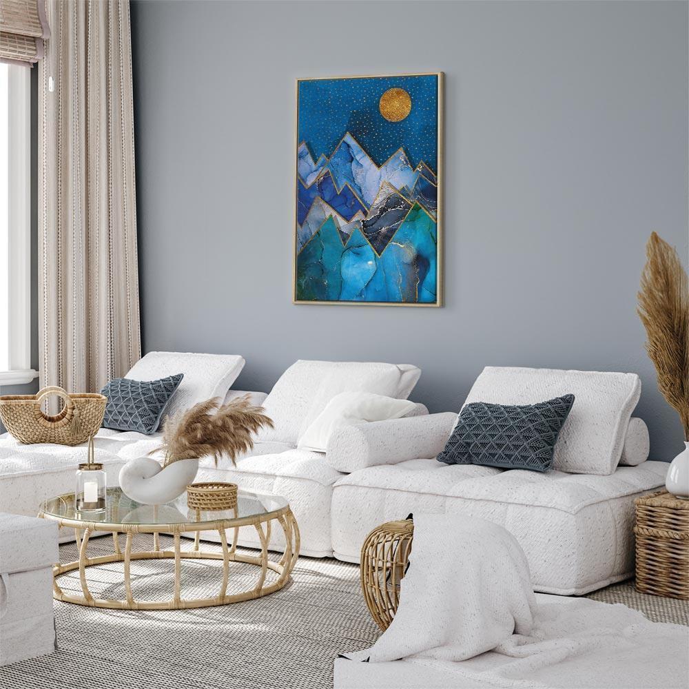 Leinwandbild - Night Walk (1 Part) Vertical