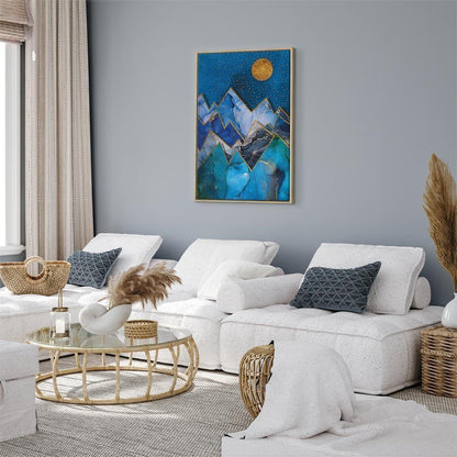 Leinwandbild - Night Walk (1 Part) Vertical