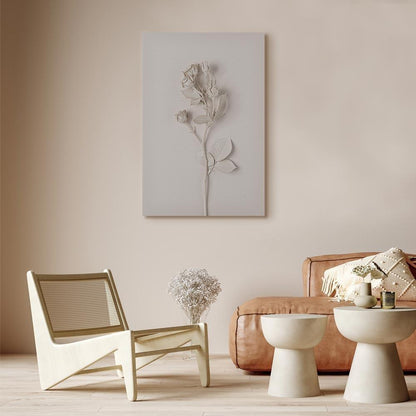 Leinwandbild - Harmonious Rose (1 Part) Vertical