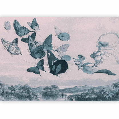 Fototapete - Butterflies and Fairy Artgeist