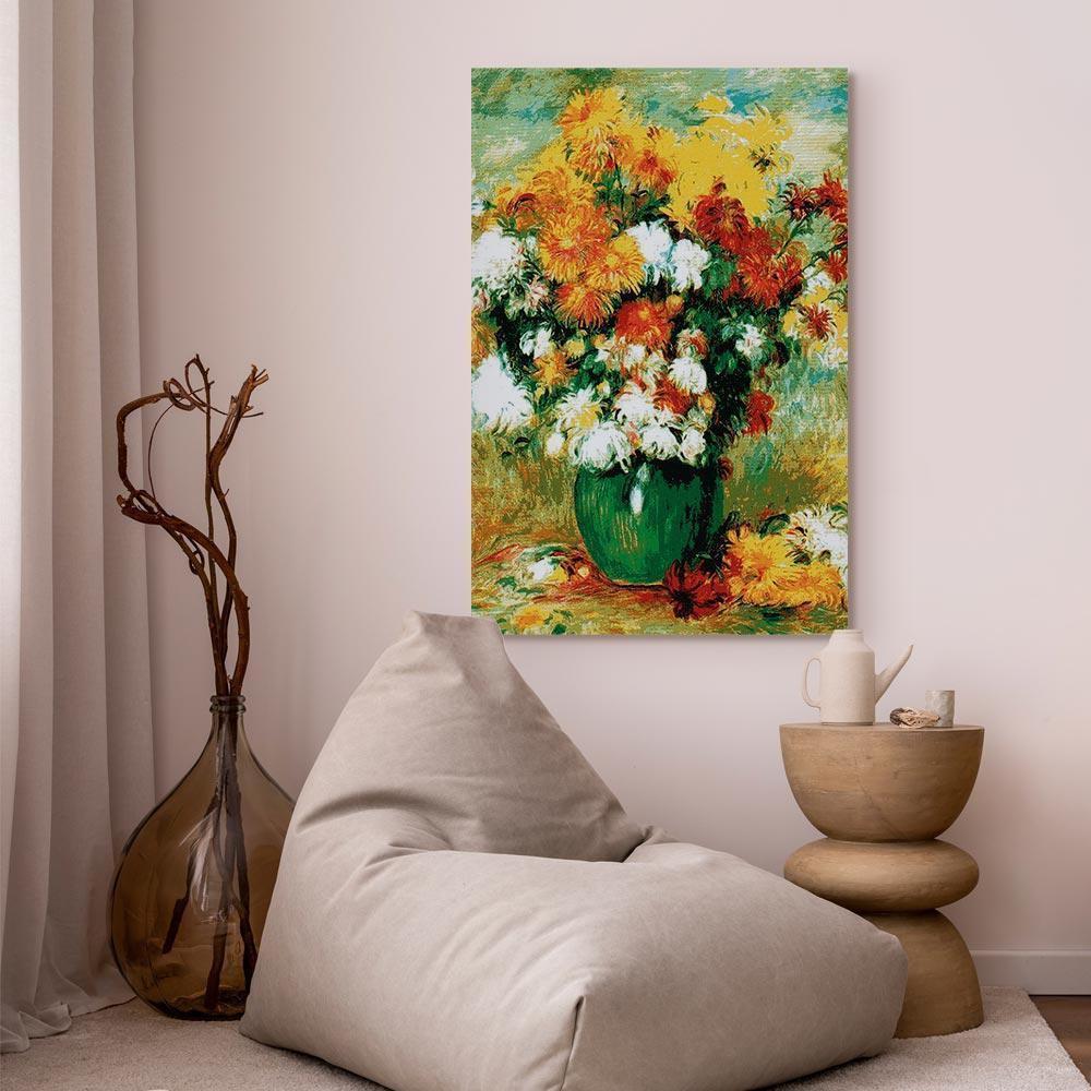 Leinwandbild - Pierre-Auguste Renoir – Chrysanthemums