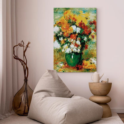 Leinwandbild - Pierre-Auguste Renoir – Chrysanthemums