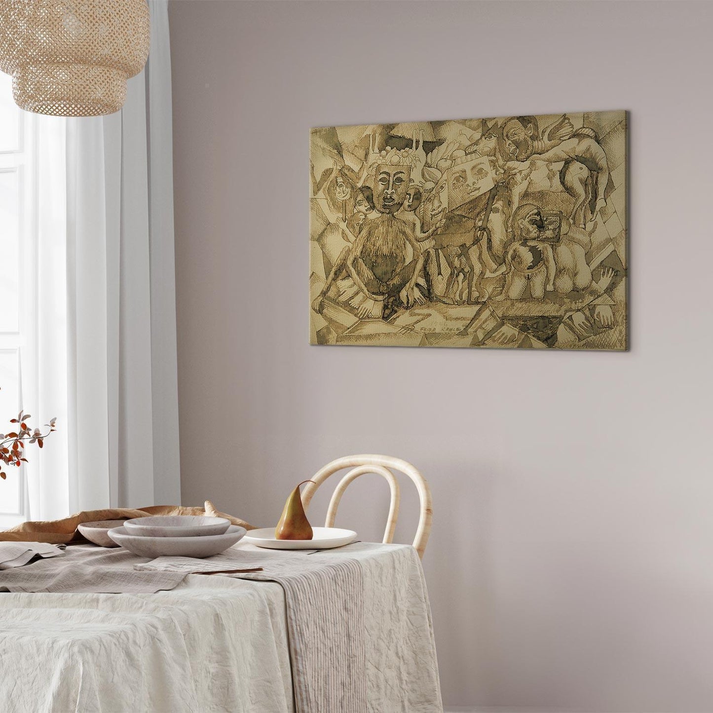 Leinwandbild - Frida Kahlo – Karma