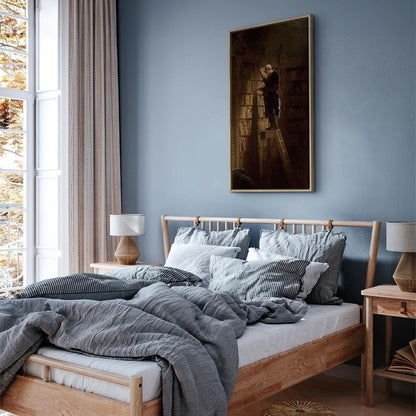 Leinwandbild - Carl Spitzweg – The Bookworm