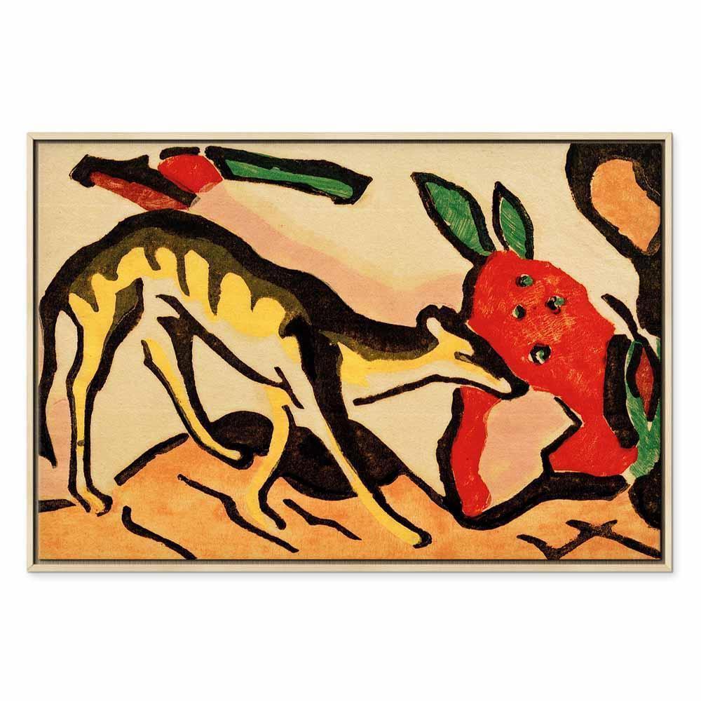 Leinwandbild - Franz Marc – Fabeltier
