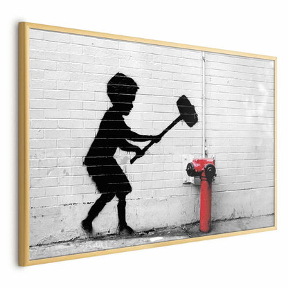 Poster - Destroy the Fire Hydrant Artgeist