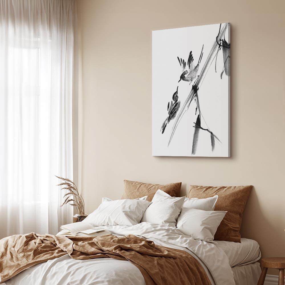 Leinwandbild - Winged Love (1 Part) Vertical