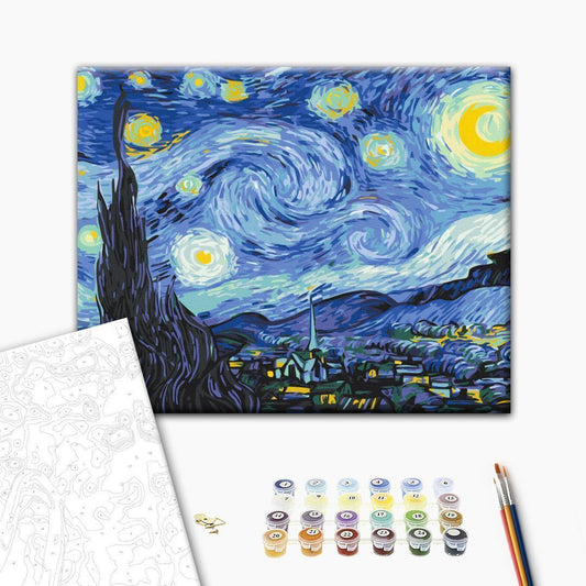 Malen nach Zahlen - Van Gogh's Starry Night