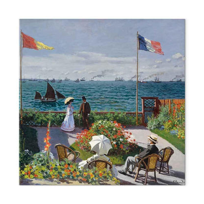 Leinwandbild - Claude Monet – Terrace at Sainte-Adresse