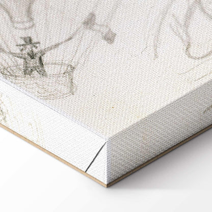 Leinwandbild - Frida Kahlo – Drawing of Eyes