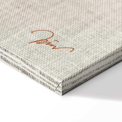 Leinwandbild - Golden Flora (1 Part) Vertical