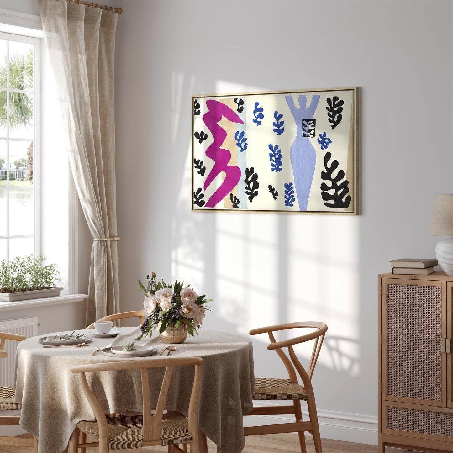 Leinwandbild - Henri Matisse – The Knife Thrower (from Jazz)