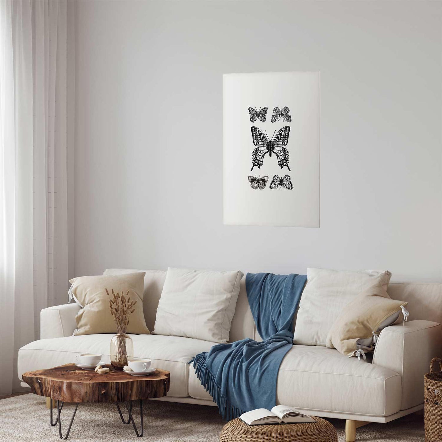 Poster - Five Butterflies Artgeist