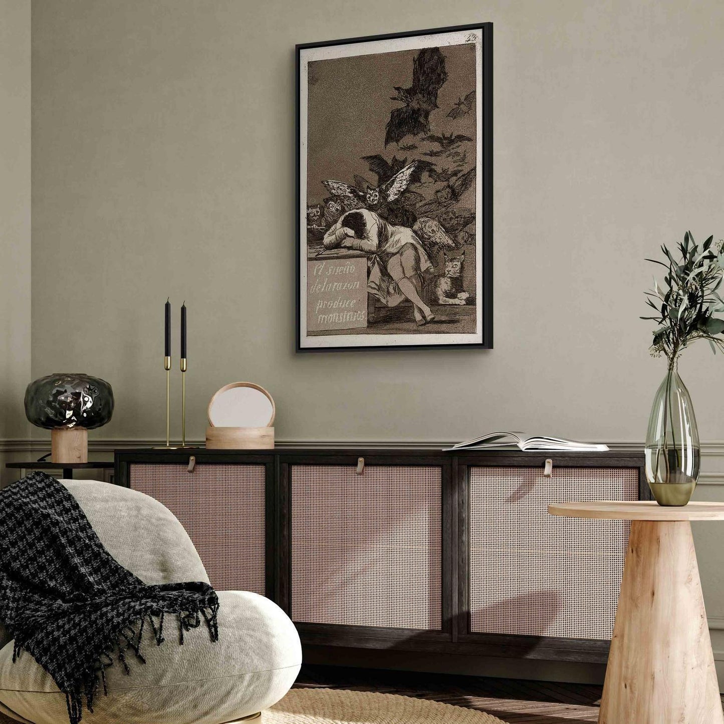 Leinwandbild - Francisco Goya – The Sleep of Reason Produces Monsters