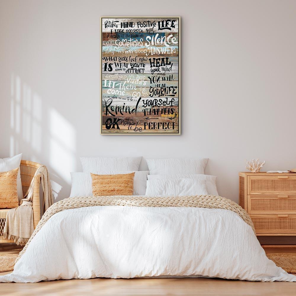Leinwandbild - Positive Affirmations
