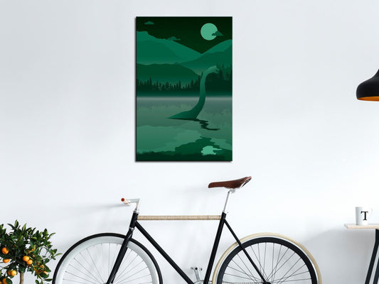 Leinwandbild - Loch Ness (1 Part) Vertical Artgeist