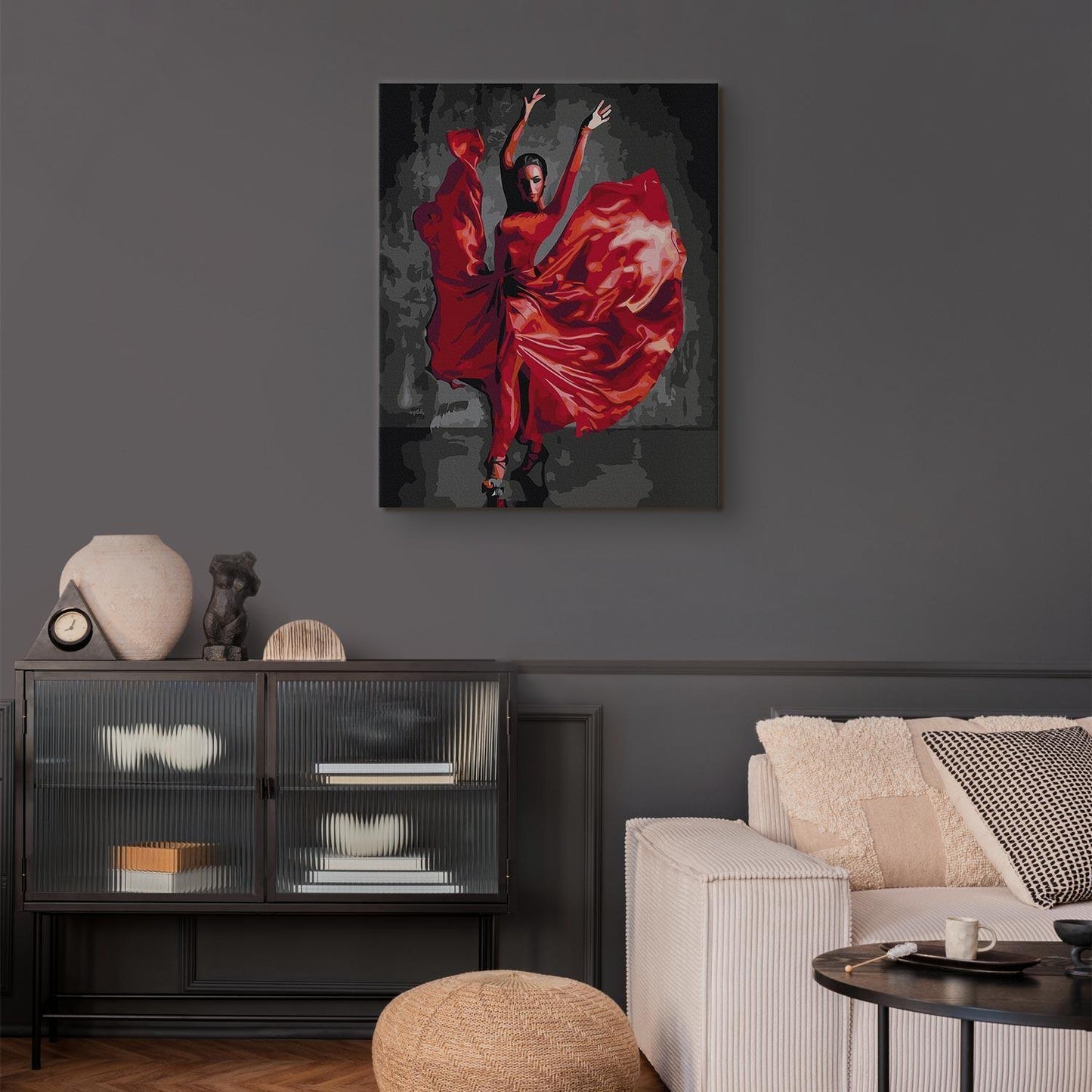 Malen nach Zahlen - Red Dress