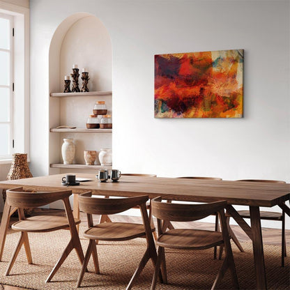 Leinwandbild - Explosion of Wild Colors (1 Part) Wide
