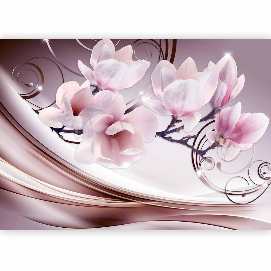 Fototapete Magnolienblüten – Zarte Romantik für deine Wände Sawelt