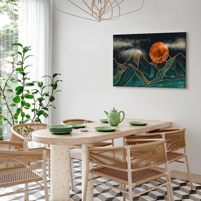 Leinwandbild - Mountain Calm (1 Part) Wide