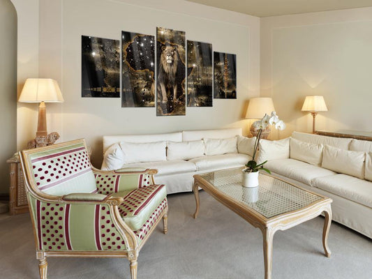 Acrylglasbild - Golden Lion