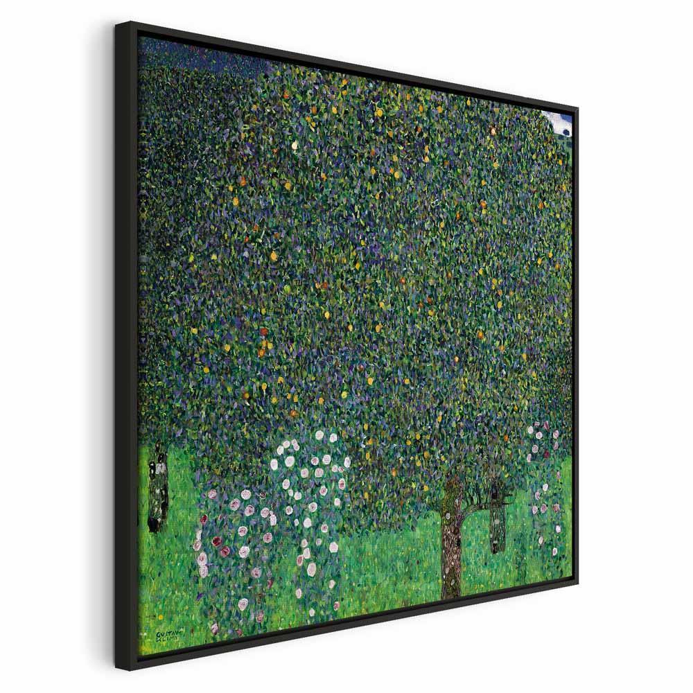 Leinwandbild - Gustav Klimt – Roses Among the Trees