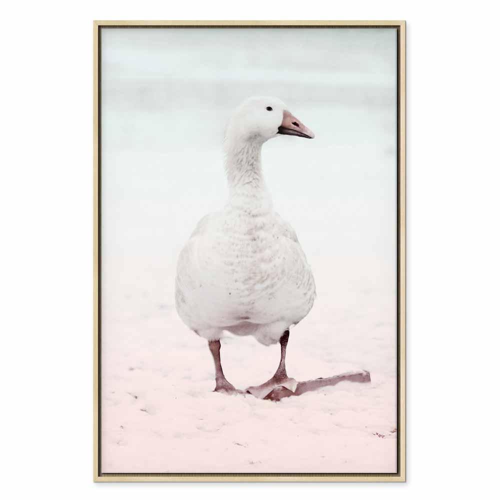 Leinwandbild - Winter Duck (1 Part) Vertical