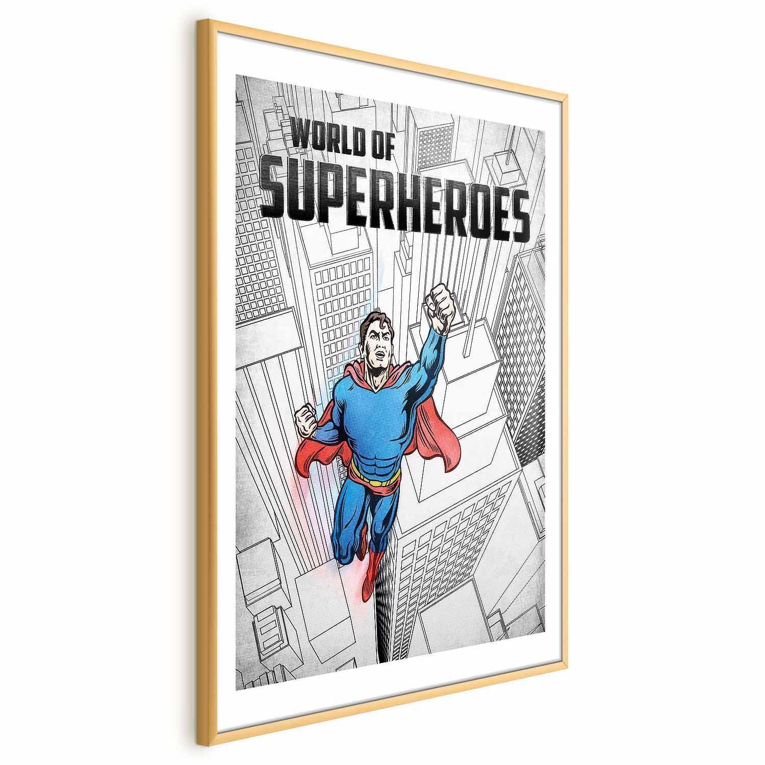 Poster - World of Superheroes Artgeist