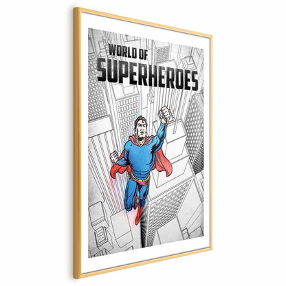 Poster - World of Superheroes Artgeist