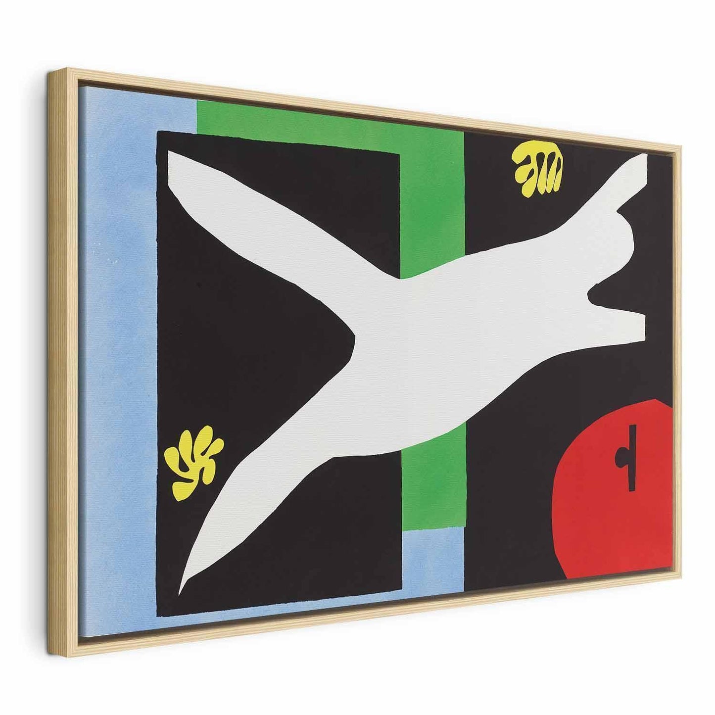 Leinwandbild - Henri Matisse – The Swimmer in the Aquarium (from Jazz)