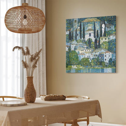 Leinwandbild - Gustav Klimt – Church in Casson