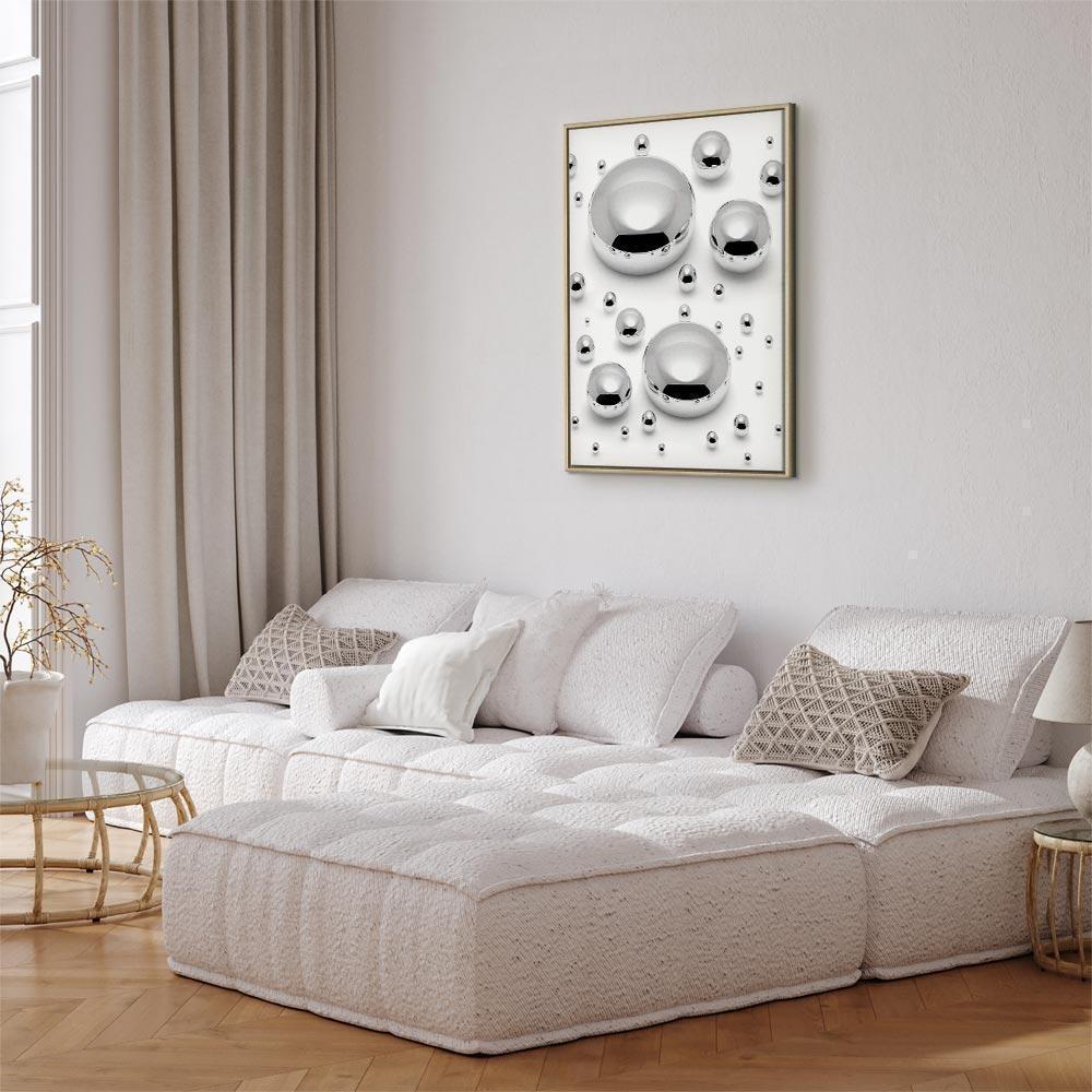 Leinwandbild - Enchanted in the Frost (1 Part) Vertical