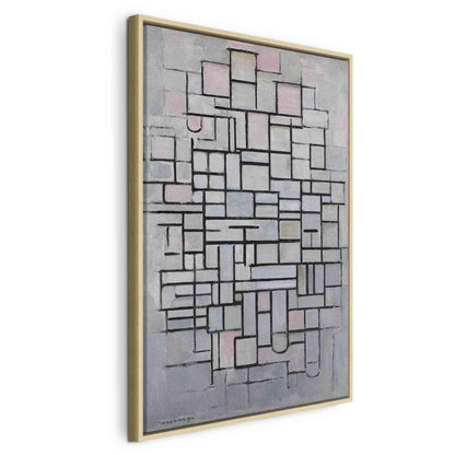 Leinwandbild - Composition No IV (Piet Mondrian) Artgeist