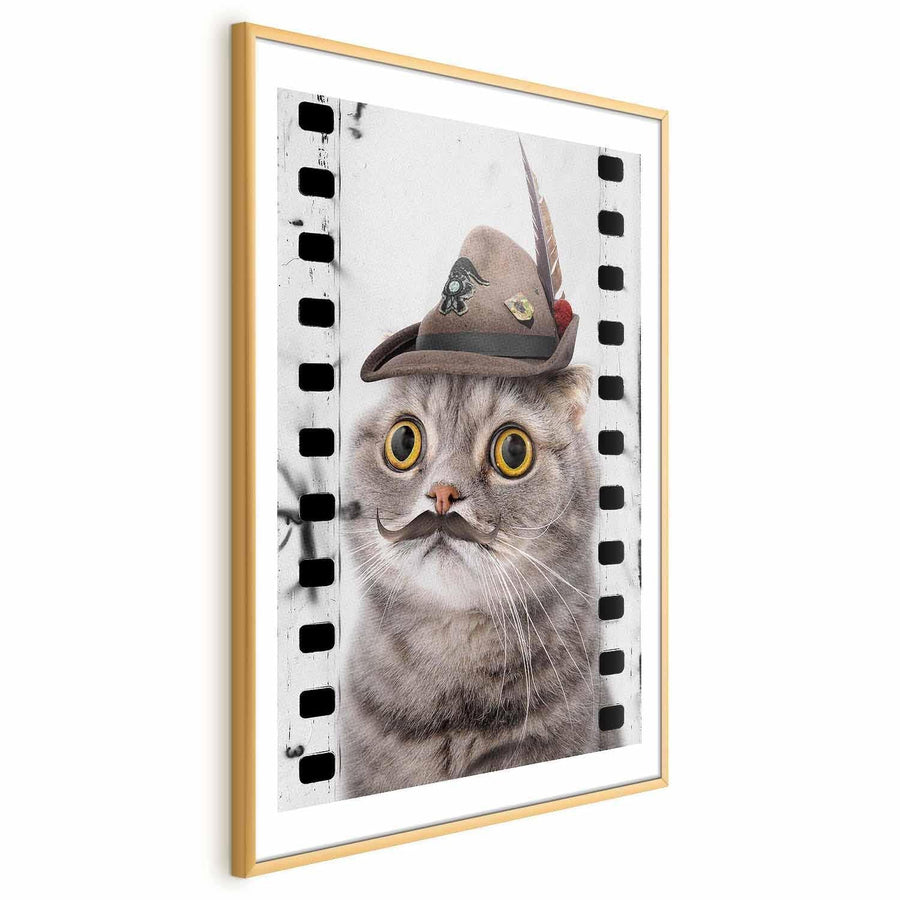 Poster - Cat in a Hat Artgeist
