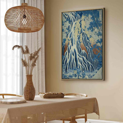 Leinwandbild - Hokusai Katsushika – Kirifuri Fall on Kurokami Mount