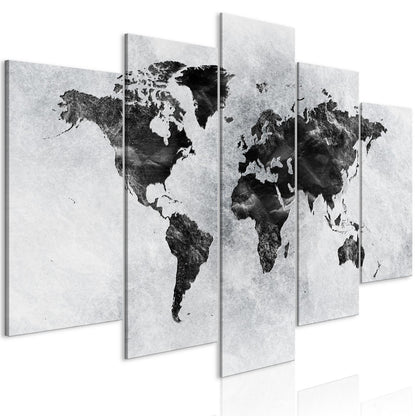 Leinwandbild - Concrete World (5 Parts) Wide